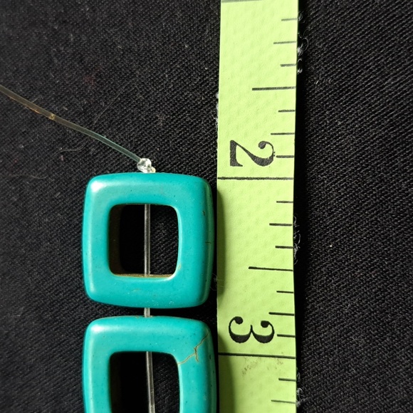 Quality Faux Glass Turquoise Beads 10" Strand CreateJewelry Necklace Earrings JB - Picture 5 of 5